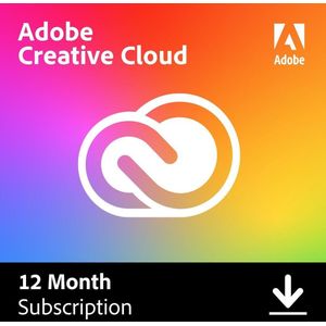 Adobe Creative Cloud Individual - 100GB Cloudopslag - 12 maanden/1 apparaat - Nederlands/Frans - PC/MAC