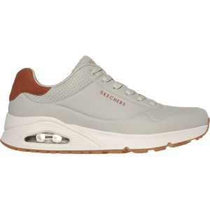 Skechers Uno - Suited On Air Heren Sneakers - Crème - Maat 44