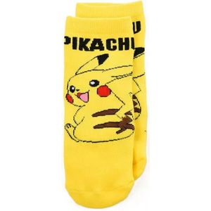 Pokémon Pikachu Anti-Slip Sokken – Gele Kinder Sokken met Rode Grip – Maat 23/26