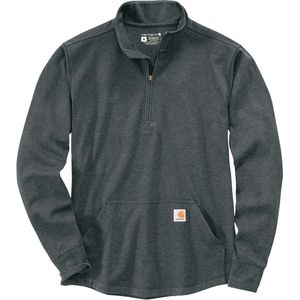 Carhartt Longsleeve Half Zip Thermal T-Shirt Elm Heather-L