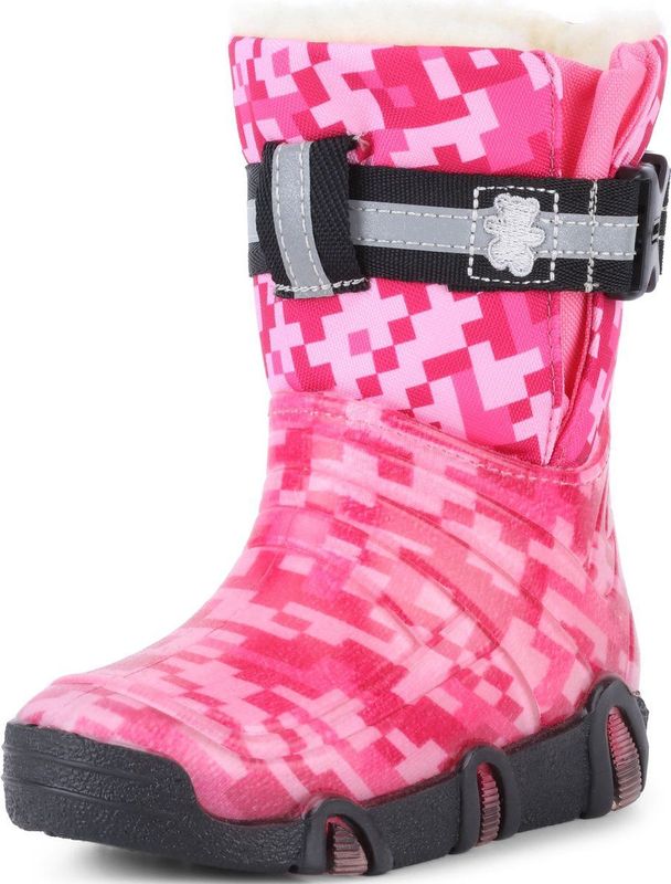 Ladeheid - LA-ZT-Winter - Kinder Regenlaarzen - Gevoerd - Waterdicht - Roze