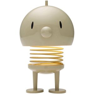 Hoptimist - LED lamp - Beige - 15 cm - Draadloos en Oplaadbaar Ontwerp