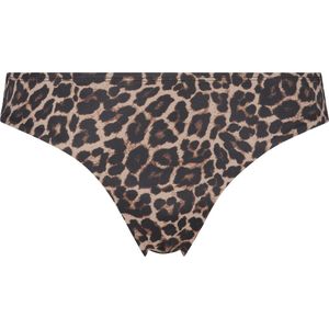 Hunkemöller Dames Badmode Rio bikinibroekje Leopard - Beige - maat L