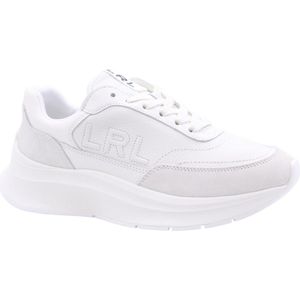 Lauren Ralph Lauren - Sneakers Laag - Wit - Glad Leer en Suède