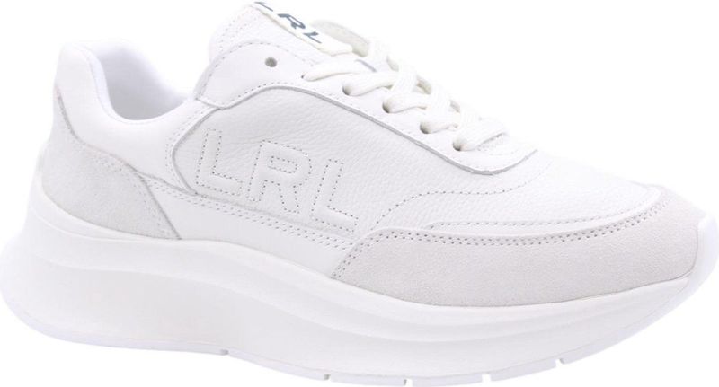 Lauren Ralph Lauren - Sneakers Laag - Wit - Glad Leer en Suède