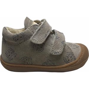 Naturino velcro's bumper leeuwenhoofd lederen sneakers Cocoon beige  mt 24