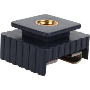 Universele adapter voor flitshouder met slee flash aansluiting - Metaal - Zwart - Voor de meeste liefhebbers .