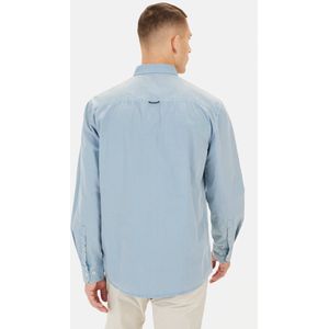 camel active - Katoenen Overhemd - Lichtblauw - Pure Katoen