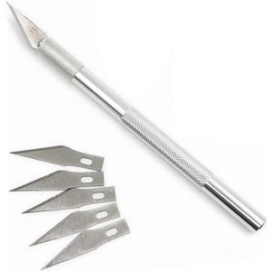 Scalpel Mes | Scalpel mesjes | Scalpelmes | Hobbymes | Scalpel Set | 6 mesjes