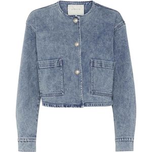 Kaffe - Kadoriana - Tussenjas - Gewassen Blauw Denim - 61% Katoen