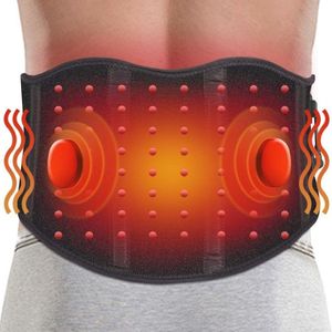 Verwarmde Massage Wrap voor Ondersteuning en Pijnverlichting - Elektrisch met Vibratie en Verstelbare Tailleband