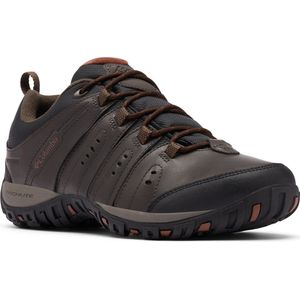Columbia - Woodburn II - Wandelschoenen - Bruin - Leer - Waterdicht