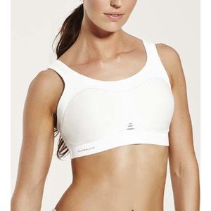 Pure Lime Compressie Sportbeha Wit - 65G