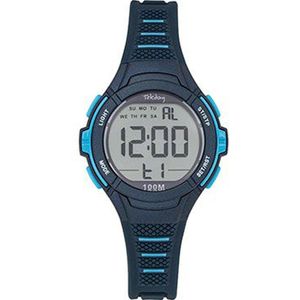 Tekday 654661 digitaal horloge 35 mm 100 meter blauw