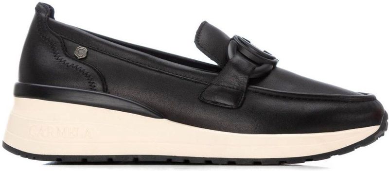 Carmela - 16252301-NEGRO - Leren Loafers - Zwart - Plat - Casual