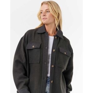 Rip Curl - High Tide Fleece Shacket - Washed Black