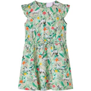 vidaXL - Kinderjurk - 104 - lichtkakikleurig