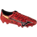 Mizuno - Alpha II Select - Voetbalschoenen - Rood Zwart Zilver - FG