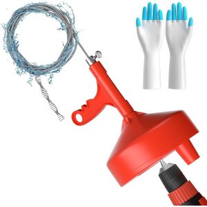 Lexium Ontstoppingsveer - Afvoer ontstopper - Gootsteenontstopper - Rioolontstopper - Toilet ontstopper - Wc ontstopper - Rioolveer