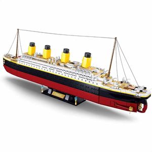 Sluban - M38-B1122 Titanic Extra Large | Model boot | Technic creator speelgoed | Expert bouwpakketten voor volwassenen | Classic modelbouw | incl. elementensplitser | 2401 bouwstenen | compatibel met LEGO & Mould King