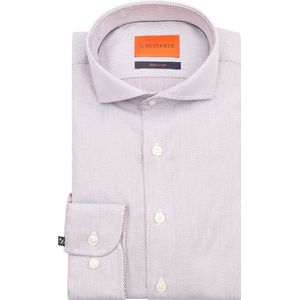 Suitable - Overhemd - Rood - Jacquard Luxe - Heren - Casual Shirt