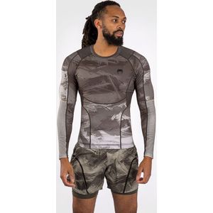 Venum Electron 3.0 Rashguard lange mouw - Zand - S