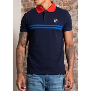 Sergio Tacchini Supermac polo - maritime blue adrenaline rush nautical b