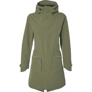Basil Mosse Parka Regenjas Dames - Groen - Maat XL