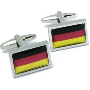 Manchetknopen - Duitse Vlag Duitsland Zwart Rood Geel