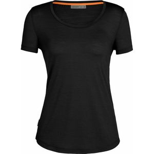 Icebreaker Sphere Ii Scoop Merino T-shirt Met Korte Mouwen Zwart XS Vrouw