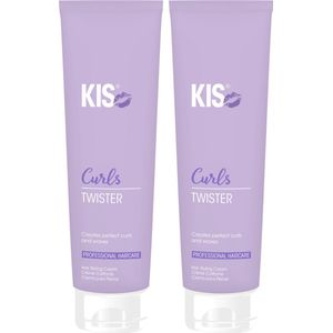 KIS Curls Twister Hair Styling Cream Duo Set - 2x150ml