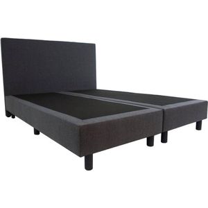 Boxspring Basic  2-persoons 140x200 cm Antraciet stof