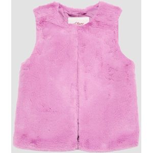 s.Oliver - Indoor-Weste - Mouwloos - Pluche Imitatiebont