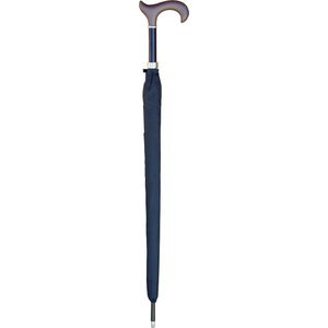 Classic Canes - Wandelstok Paraplu - Zwart - Derby Handvat - 92 cm