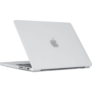 Lunso Geschikt voor MacBook Pro 14 inch (2021-2023) cover hoes - case - Mat Transparant