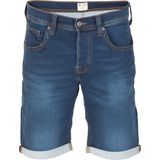 Mustang - Chicago - Korte Broeken - Blauw - Regular Fit