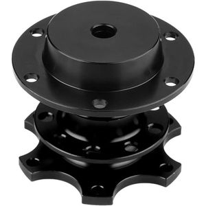 Geschikt voor Raceauto Quick Release Stuurwielnaaf Adapter Kit, Universele Auto Stuurwielnaaf (Zwart)