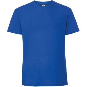Fruit Of The Loom Heren Ringgesponnen Premium T-Shirt (Royaal Blauw)
