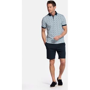 Baileys - Polo - Blauw - Geprint - Katoen