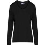 Essenza - Luyza - Top - Antraciet - Lange Mouw