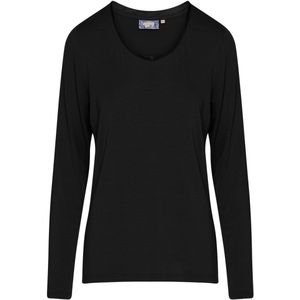 Essenza - Luyza - Top - Antraciet - Lange Mouw