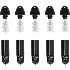 Bier Tap Borstel - Kraan Reinigingsborstel Set met Reinigingsplug - 5 Stuks