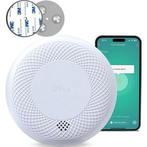 Fiux FXC-3 - Slimme combimelder - Rookmelder - Koolmonoxidemelders - Co melder - Rookmelder 10 jaar batterij - Met magneet montage - Koppelbaar met App - Brandmelder