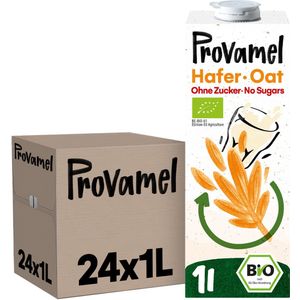 Provamel Haverdrink Zonder Suiker – Biologisch & Vegan – 24 x 1L