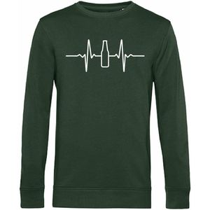 7431 - Sweater - Heartbeat-Forest Green-XL
