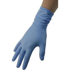 Lange latex vrije wegwerp handschoenen Maat XL