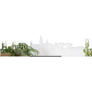 Standing Skyline Köln Spiegel - 60 cm - Woondecoratie design - Decoratie om neer te zetten en om op te hangen - Meer steden beschikbaar - Cadeau voor hem - Cadeau voor haar - Jubileum - Verjaardag - Housewarming - Interieur - WoodWideCities