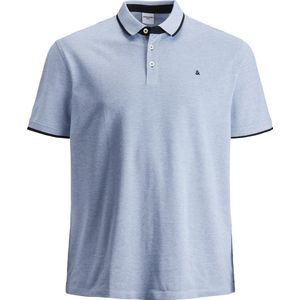 Jack & Jones Heren Polo JJEPAULOS bequem Blauw 8XL Volwassenen