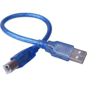 WiseGoods - Premium Printerkabel USB - Kabel voor Printer - USB A naar USB B Voedingskabel - 5 Meter - Blauw