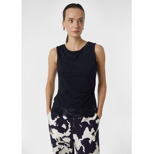 comma - T-Shirt - Zwart